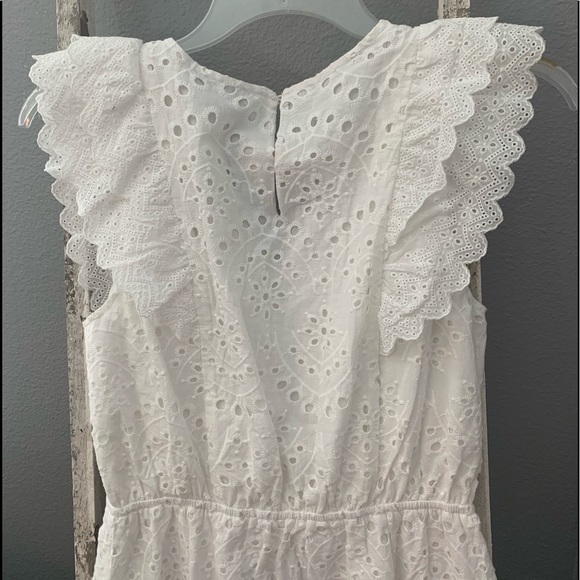 Skies Are Blue white eyelet ruffle western dress - Picture 5 of 5